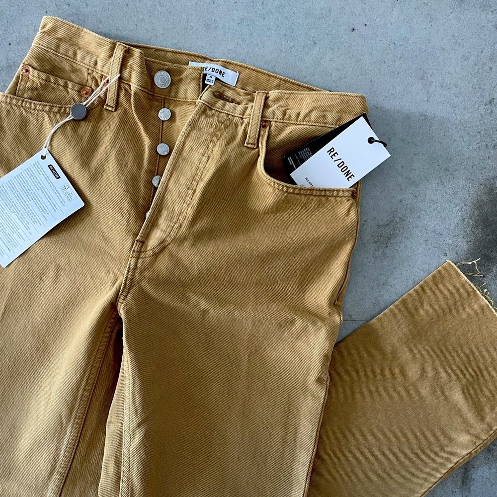 NWT Re/Done 70s Stove Pipe Jeans